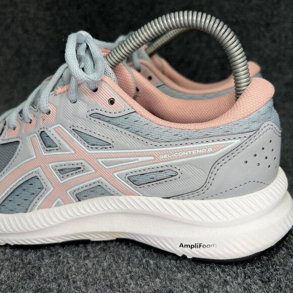 Asics Gel-Contend 8 Running Shoes Women's Size 7 Grey Athletic Training Sneakers - Picture 5 of 12